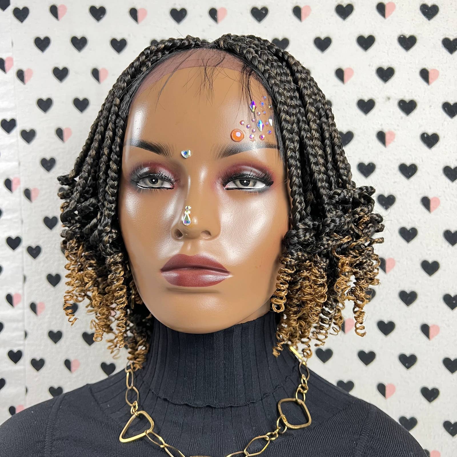 Knotless Box Braided Lace Front Wig (Ready To Ship)