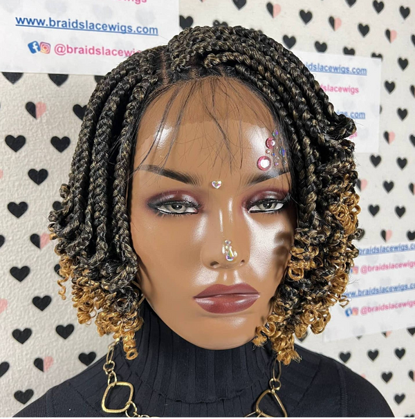 Curly Braided Wigs