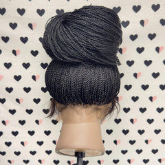 360 Braided Wig Ponytail Twist Senegalese Small Twisted Braids 26 Inches