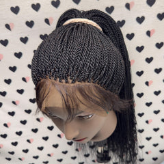 360 Braided Wig Ponytail Twist Senegalese Small Twisted Braids 26 Inches