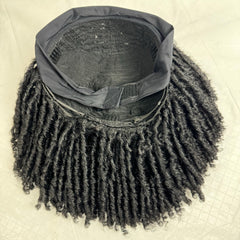 Short Faux Locs Headband Wig Dreadlock Synthetic Afro Twist Braided Wigs For Black Women