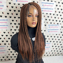 13x6 Lace Frontal Box Braids Braided Lace Front Wig Color 30