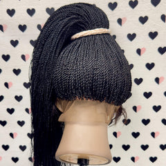 360 Braided Wig Ponytail Twist Senegalese Small Twisted Braids 26 Inches