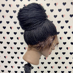 360 Braided Wig Ponytail Twist Senegalese Small Twisted Braids 26 Inches