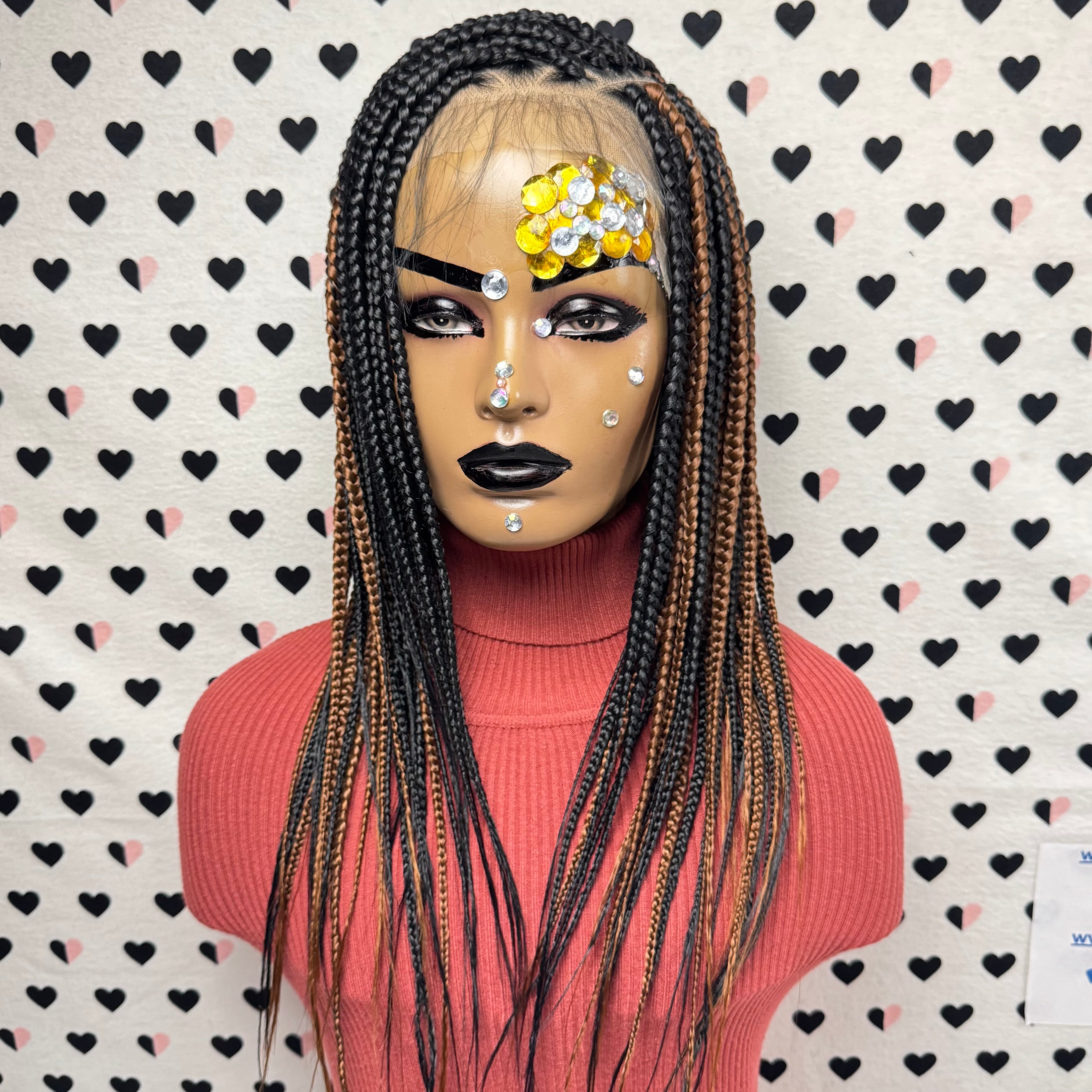 Lace Frontal Box Braids Braided Lace Front Wig