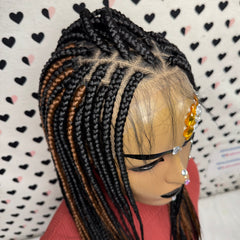 Lace Frontal Box Braids Braided Lace Front Wig