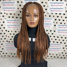 13x6 Lace Frontal Box Braids Braided Lace Front Wig Color 30