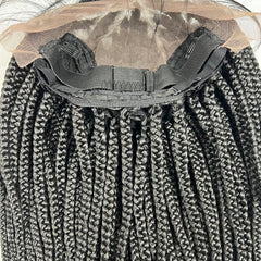 13x6 Lace Frontal Box Braids Braided Wig For Black Women 16 Inches