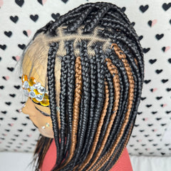 Lace Frontal Box Braids Braided Lace Front Wig