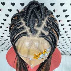 Lace Frontal Box Braids Braided Lace Front Wig