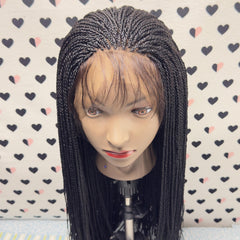 360 Braided Wig Ponytail Twist Senegalese Small Twisted Braids 26 Inches
