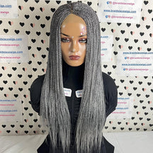 Micro Million Twist Braid Small Senegalese Twisted Braids Lace Front Braided Wig
