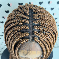Box Braids Braided Lace Front Wig Color 30