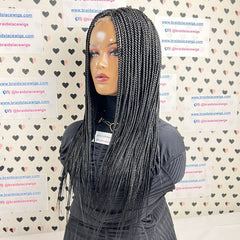 Box Braids Medium Braid Braided Wig Color 1b Black 20 inches