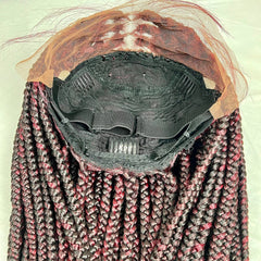 Braided Lace Wig Big Braids 13x4 Lace Frontal Ombre Box Braid Lace Frontal Wig