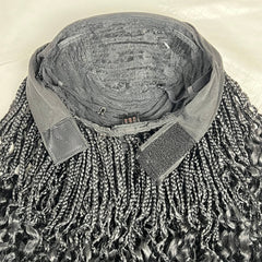 Ondulado Rizos Espiral Primavera Rizo Rizado Trenzado Diadema Peluca Medias Trenzas Pelucas Negro