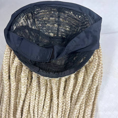 613 Diadema Peluca Caja Trenzas Trenzadas Banda para la cabeza Pelucas para mujeres negras 18 pulgadas