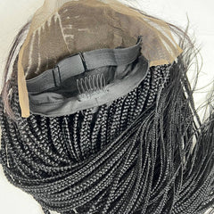 Pelucas llenas del cordón frontal del cordón trenzado de las trenzas de la caja de la peluca de las trenzas laterales para las mujeres negras