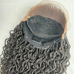 Top Cornrows C Cut Braid Wig Fulani Feedin Braided Box Braids Lace