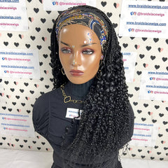 Ondulado Rizos Espiral Primavera Rizo Rizado Trenzado Diadema Peluca Medias Trenzas Pelucas Negro