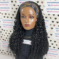 Ondulado Rizos Espiral Primavera Rizo Rizado Trenzado Diadema Peluca Medias Trenzas Pelucas Negro