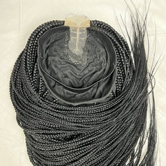 Box Braids Medium Braid Braided Wig Color 1b Black 20 inches