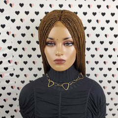 Senegalese Small Twisted Braids Tiny Twist Long Braided Wig Color 27