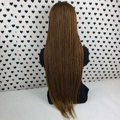 Senegalese Small Twisted Braids Tiny Twist Long Braided Wig Color 27