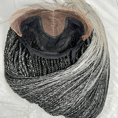 4x4 Lace Closure Frontal Twist Braided Senegalese Twisted Braids Twist Lace Wig