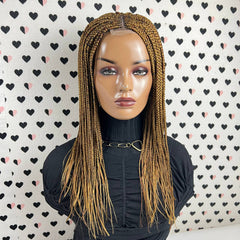 Cornrows Wig Box Braid Cornrow Braids Braided Lace Frontal Wig 14 Inches
