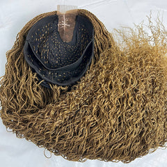 Tiny Small Twist Wavy Curls Long Curly Braids Twisted Braided Wig Color 27