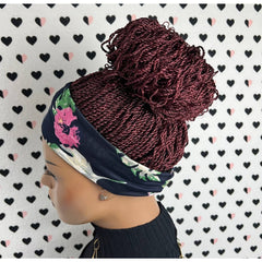 Trenzas rizadas torcidas, peluca con diadema, banda para la cabeza trenzada, pelucas trenzadas pequeñas retorcidas, color rojo