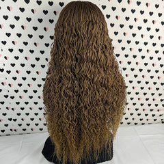 Tiny Small Twist Wavy Curls Long Curly Braids Twisted Braided Wig Color 27