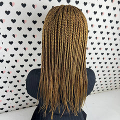 Cornrows Wig Box Braid Cornrow Braids Braided Lace Frontal Wig 14 Inches