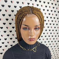 Cornrows Wig Box Braid Cornrow Braids Braided Lace Frontal Wig 14 Inch ...