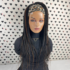 Peluca con diadema Banda para la cabeza trenzada Caja de peluca Trenzas Pelucas Mujeres negras 1b 30 Destacados