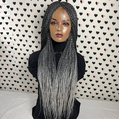 4x4 Lace Closure Frontal Twist Braided Senegalese Twisted Braids Twist Lace Wig