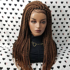 Braided Lace Front Wig Box Braid Wigs For Black Women Color 1b/30