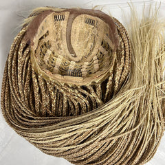 C Cut Cornrow Feedin Box Braids Braided Lace Front Braid Wigs Color 27/613 Ombre